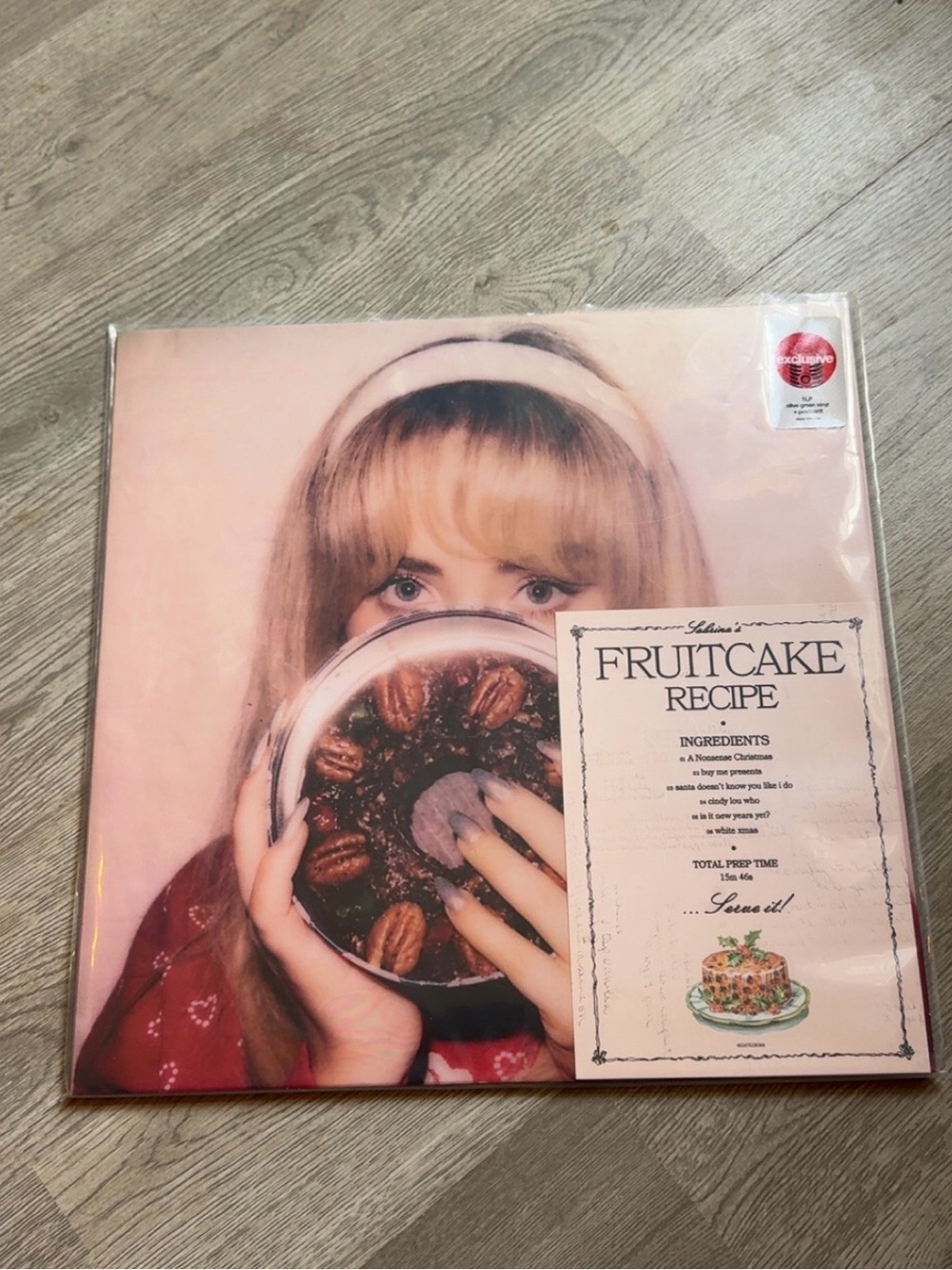 Sabrina Carpenter Fruitcake Vinyl Target Edition